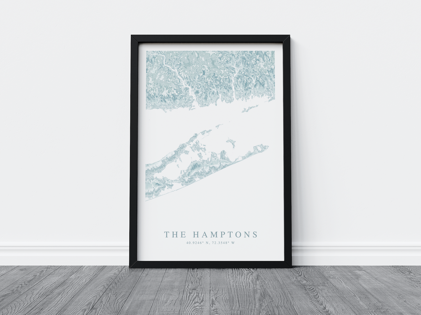 The Hamptons Map Print