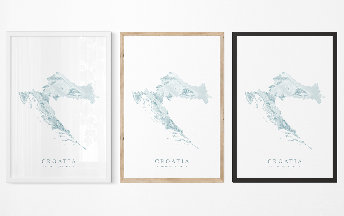 Croatia Map Print