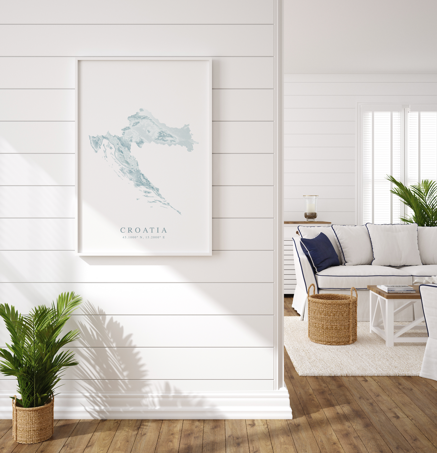 Croatia Map Print