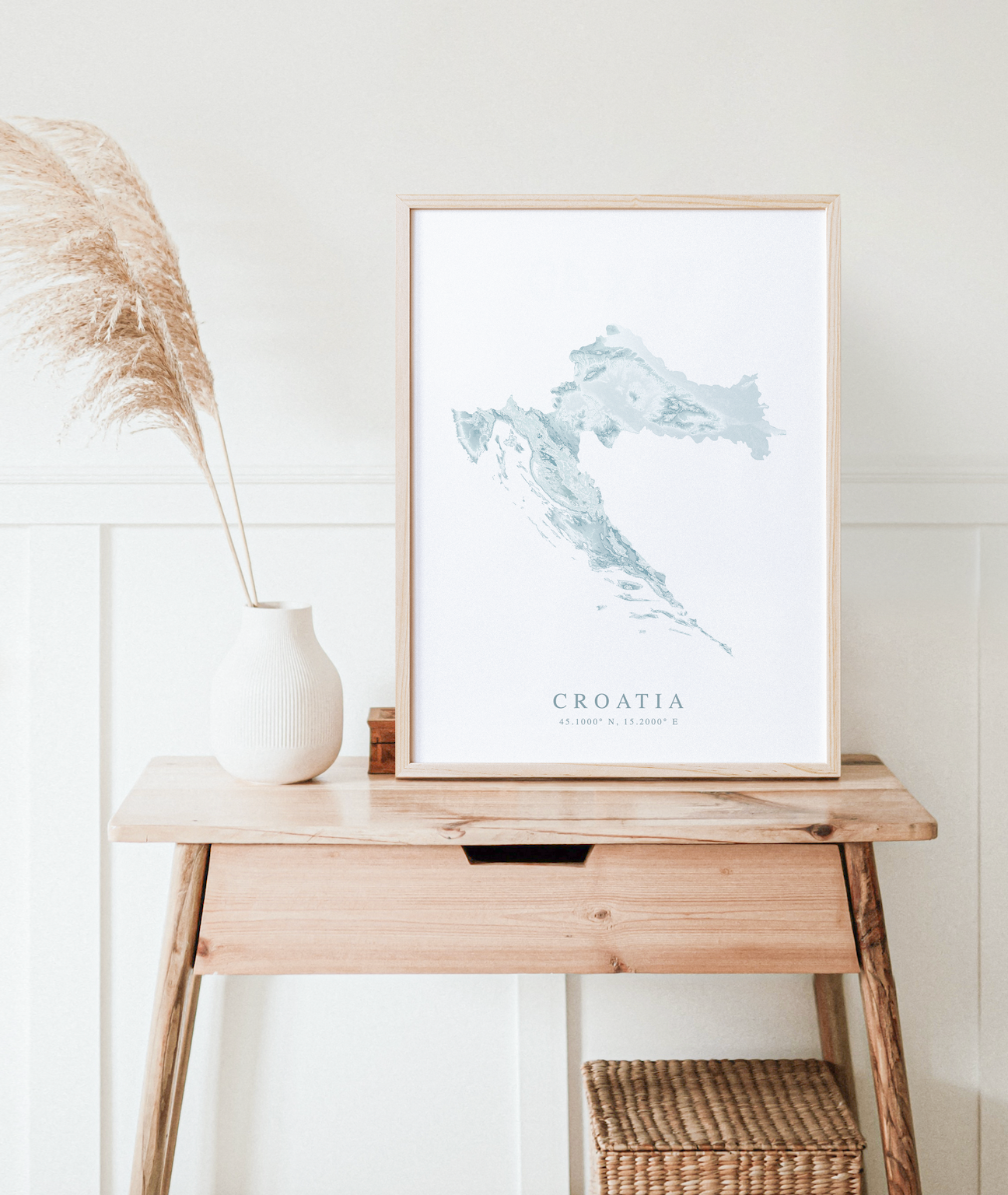 Croatia Map Print