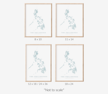 Philippines Map Print