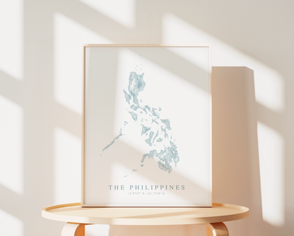 Philippines Map Print