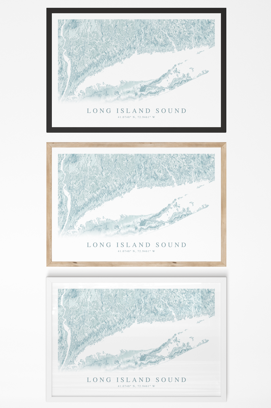 Long Island Sound Map Print VirtualMap