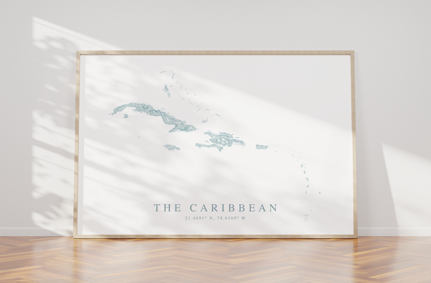 Caribbean Map Print