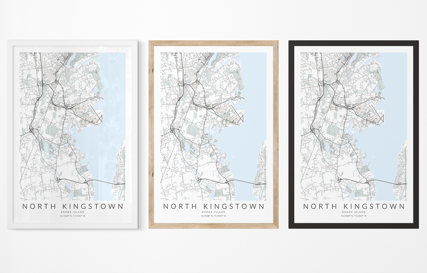North Kingstown Map Print
