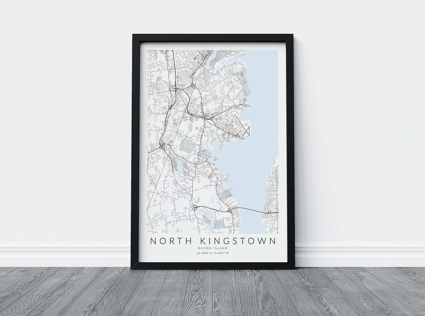 North Kingstown Map Print