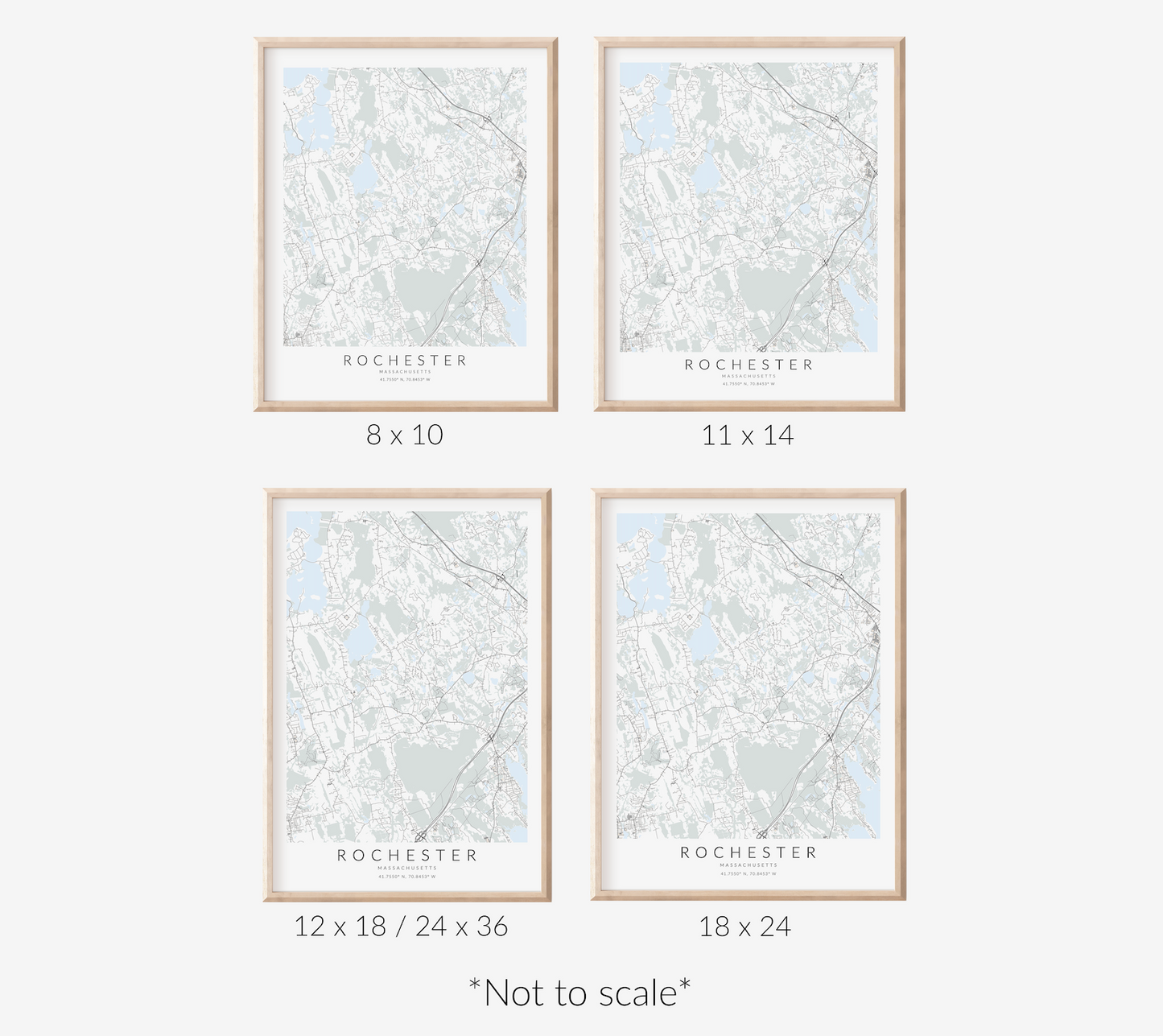 Rochester Map Print