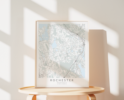 Rochester Map Print