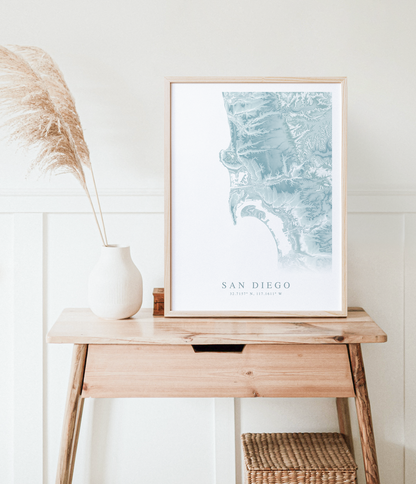 San Diego Map Print