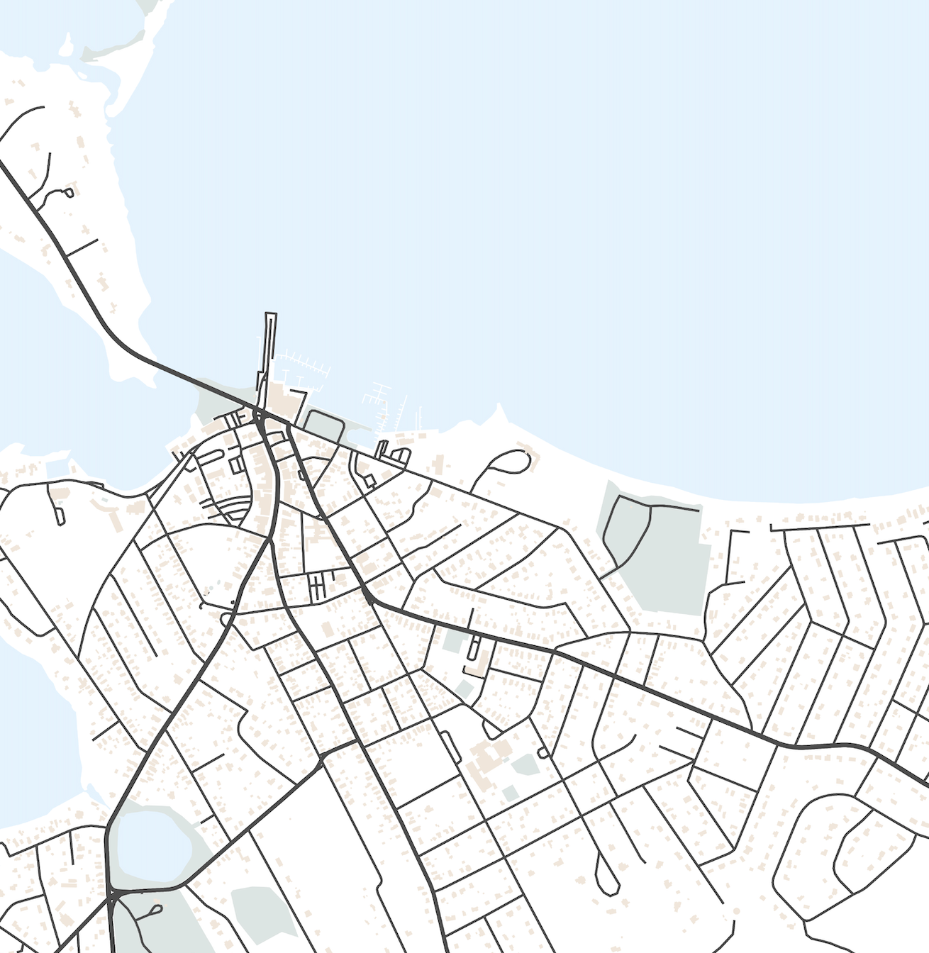Sag Harbor Map Print