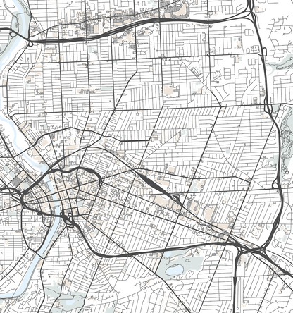 Rochester Map Print