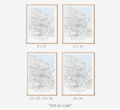 Rochester Map Print