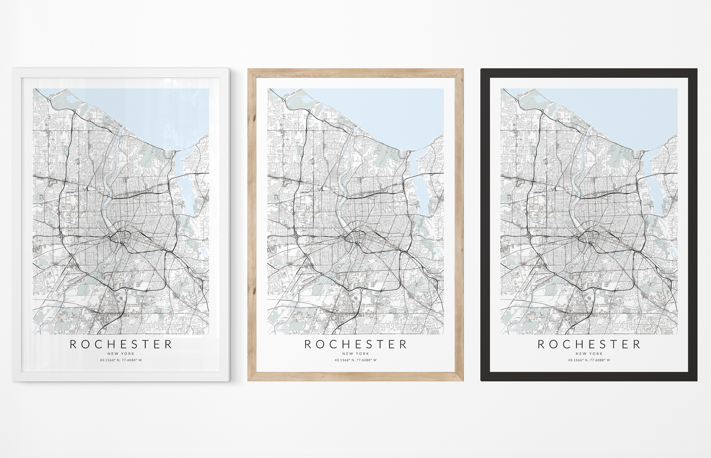 Rochester Map Print