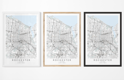 Rochester Map Print