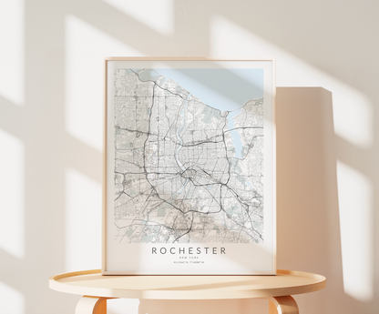 Rochester Map Print