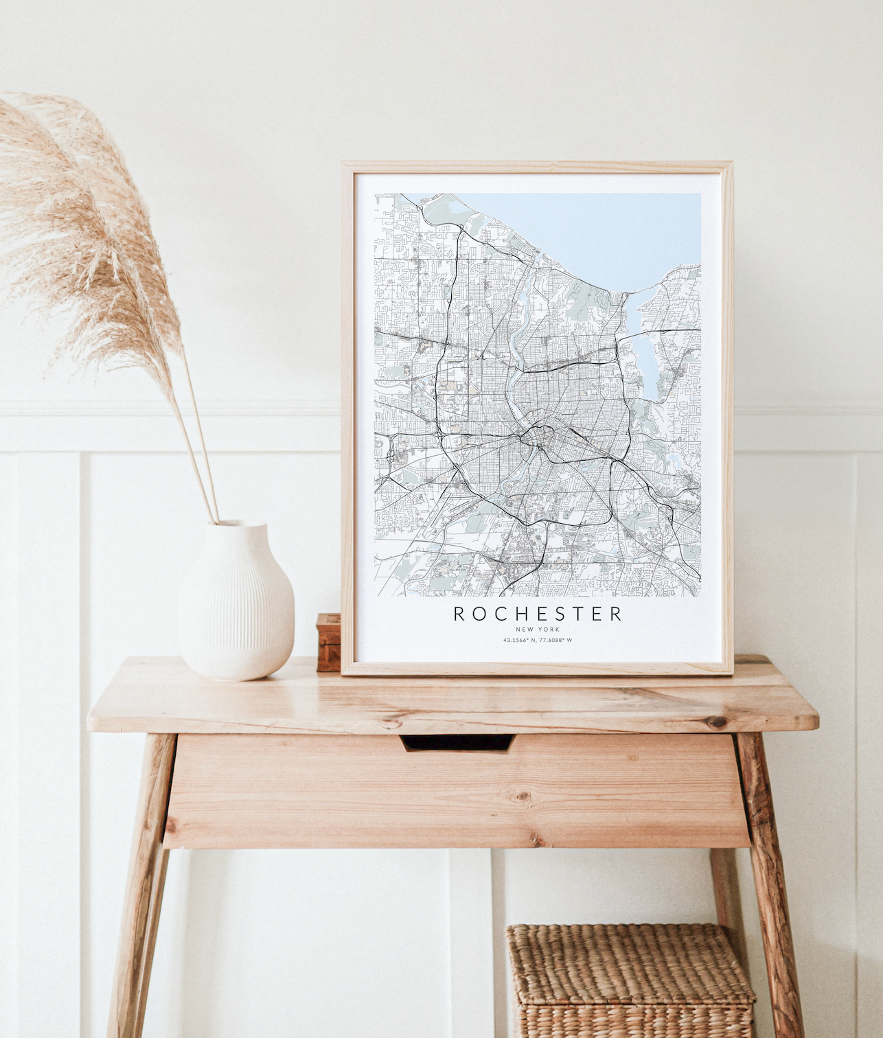 Rochester Map Print