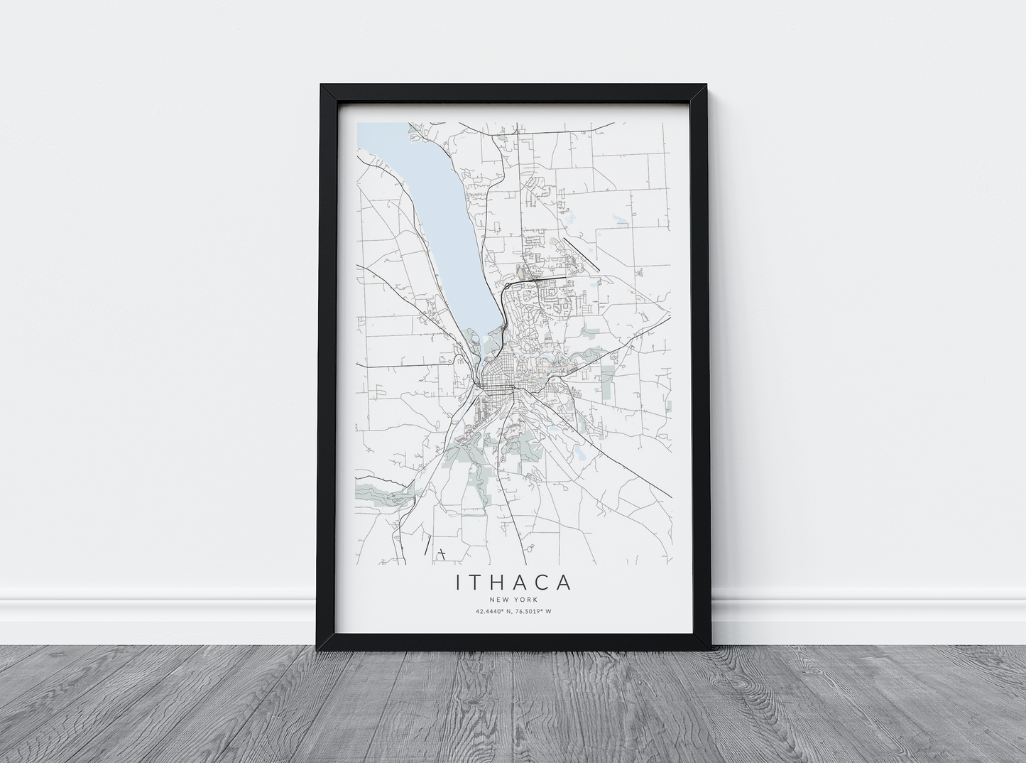 Ithaca Map Print