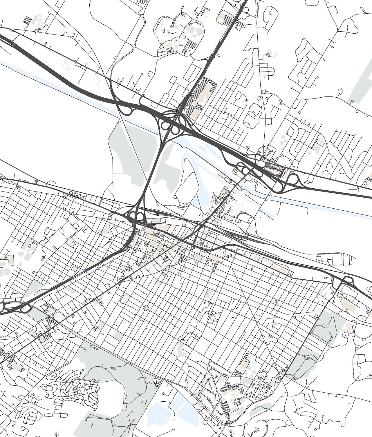 Utica Map Print