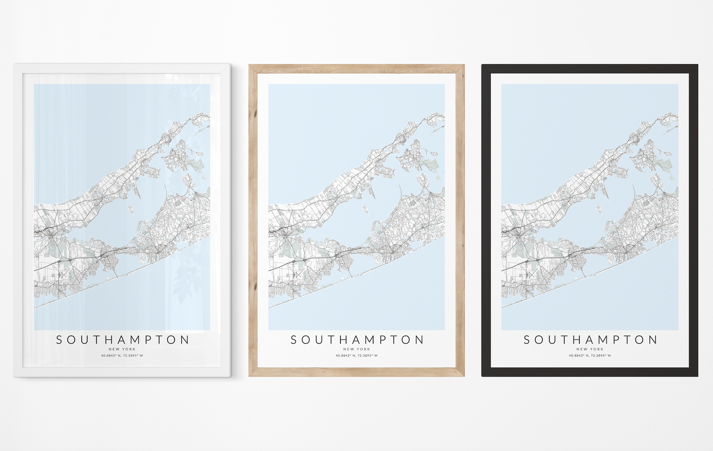 Southampton Map Print