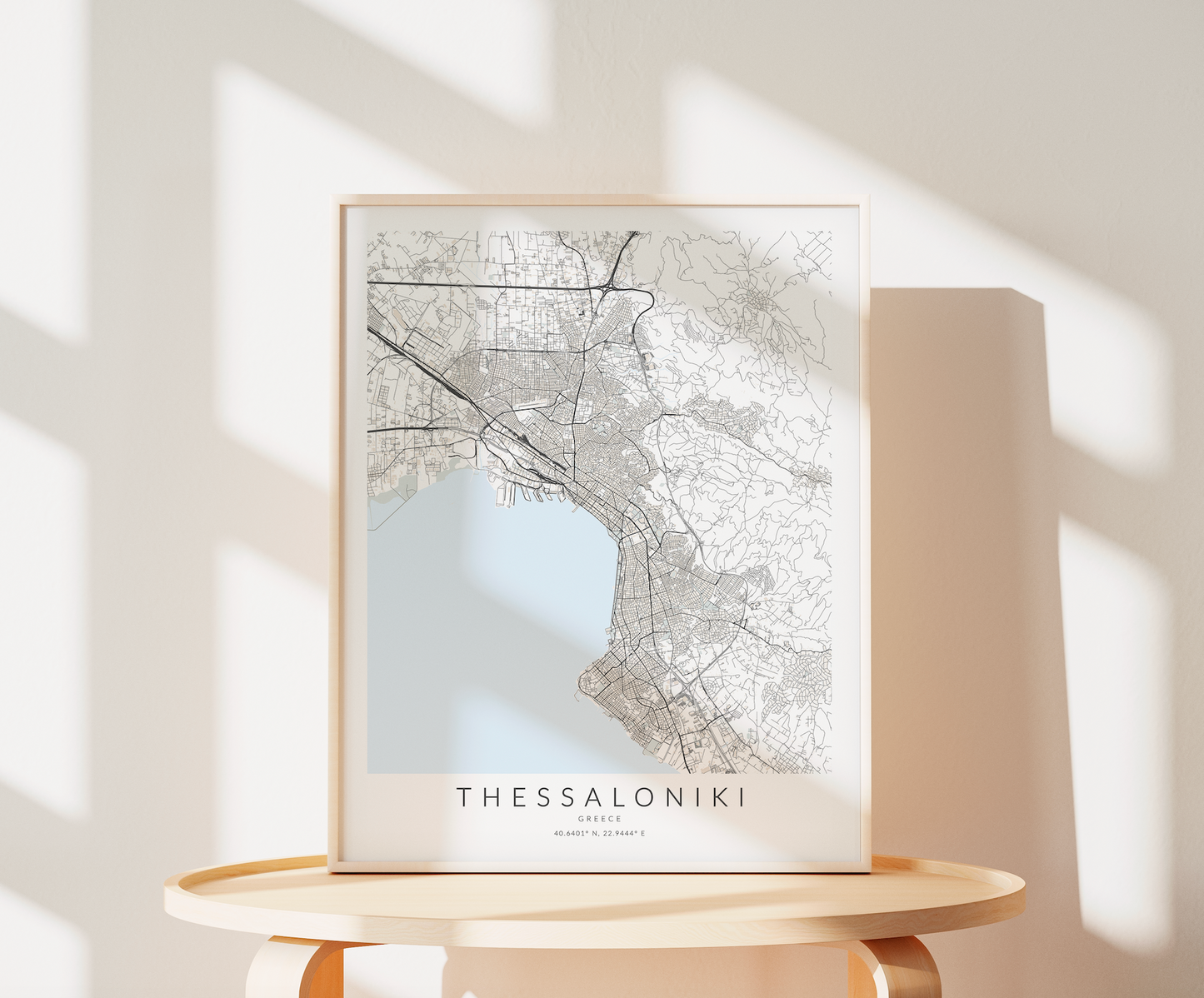 Thessaloniki Map Print