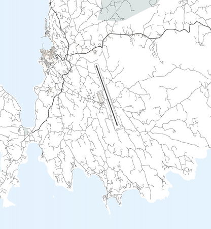 Mykonos Map Print