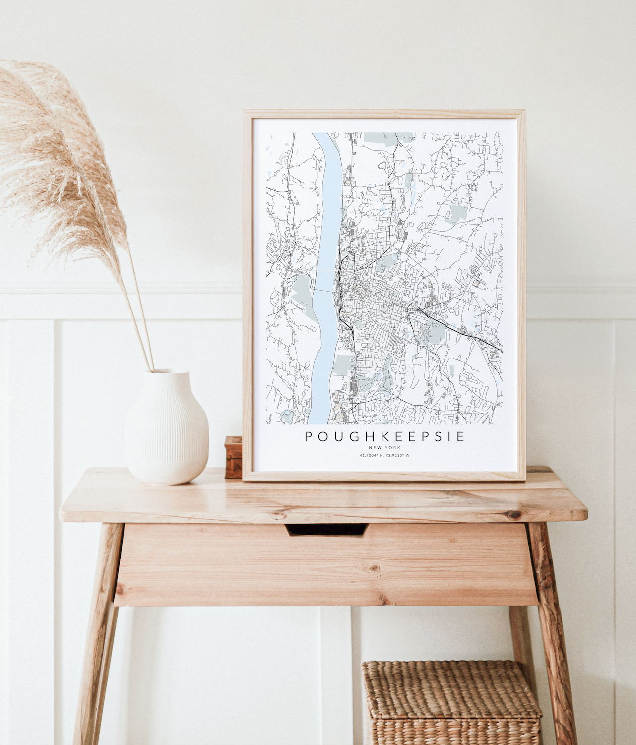 Poughkeepsie Map Print