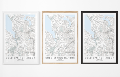 Cold Spring Harbor Map Print