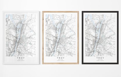 Troy Map Print