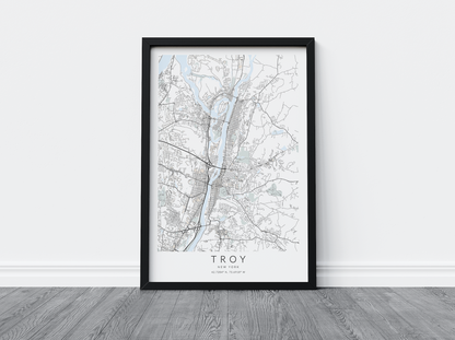 Troy Map Print