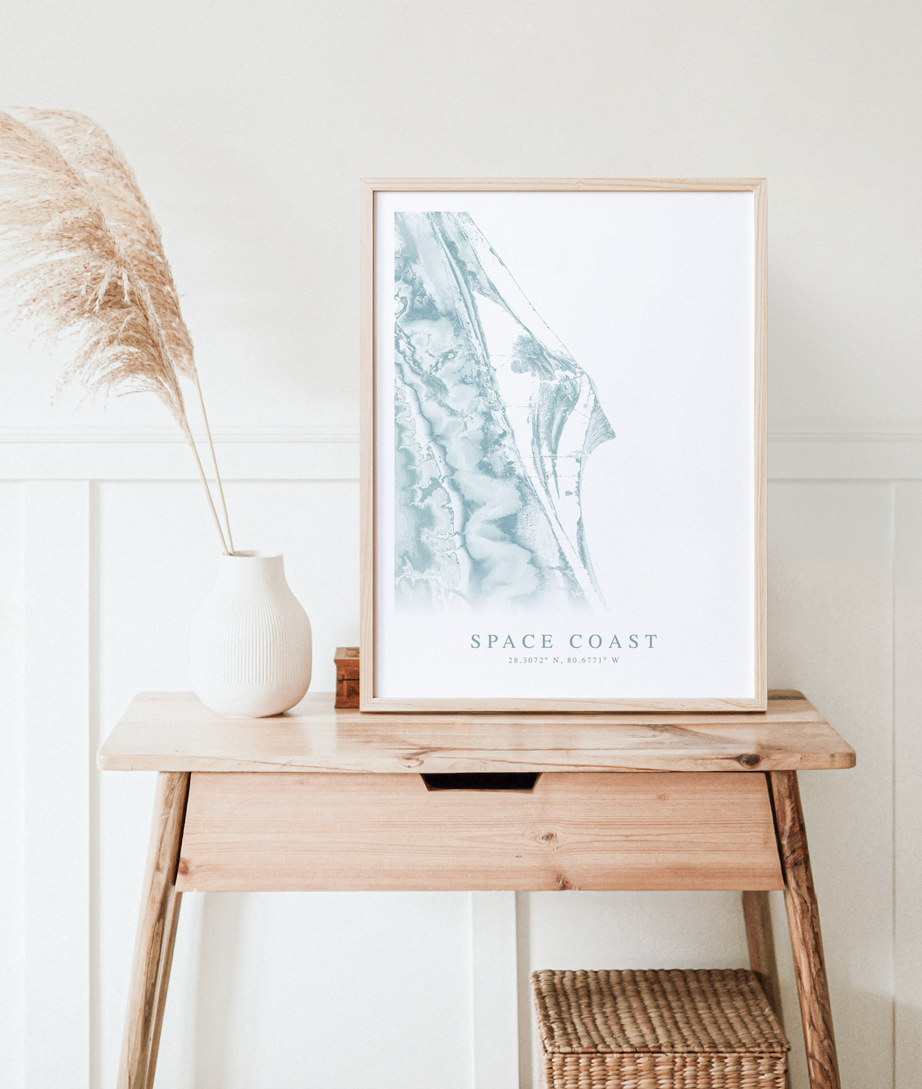 Space Coast Map Print