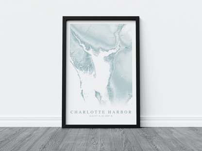 Charlotte Harbor Map Print