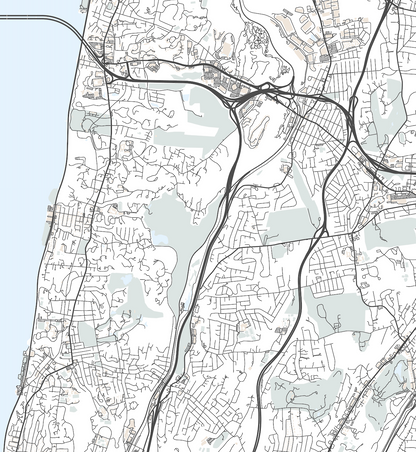 Greenburgh Map Print
