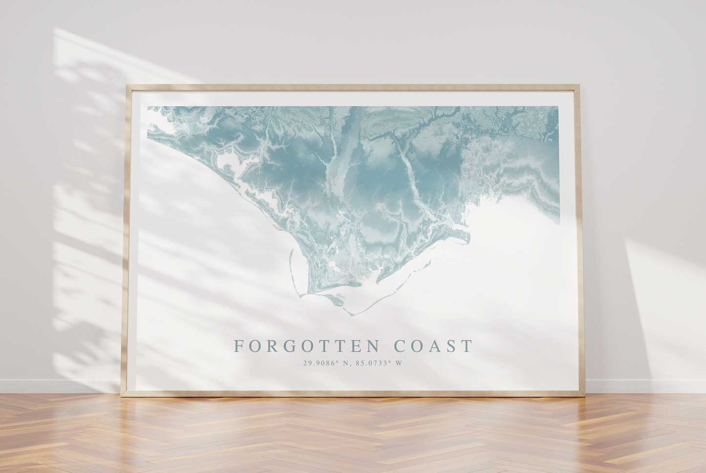 Forgotten Coast Map Print