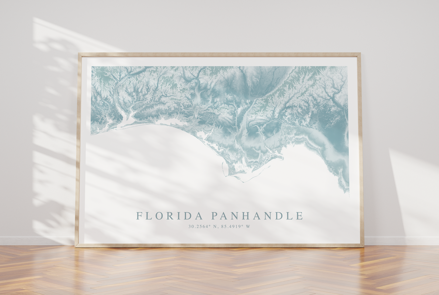 Florida Panhandle Map Print