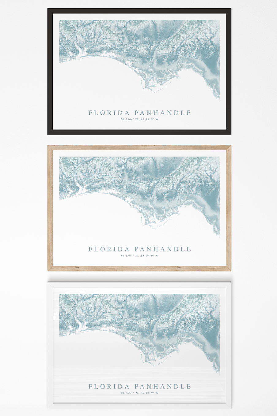 Florida Panhandle Map Print