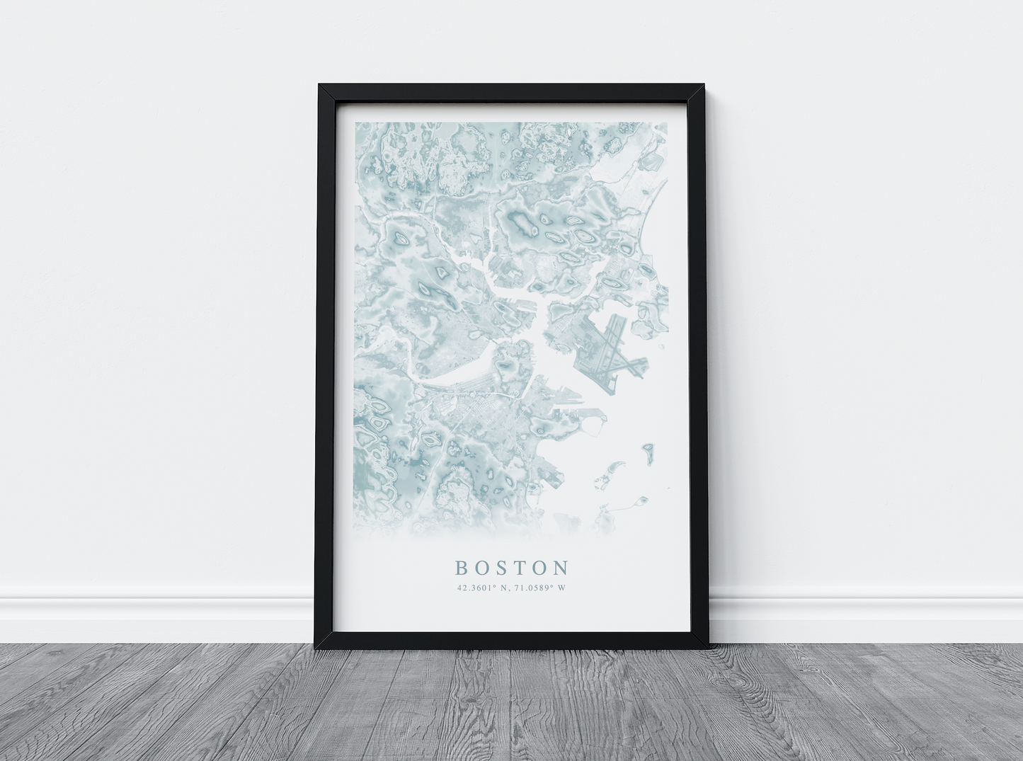 Boston Map Print