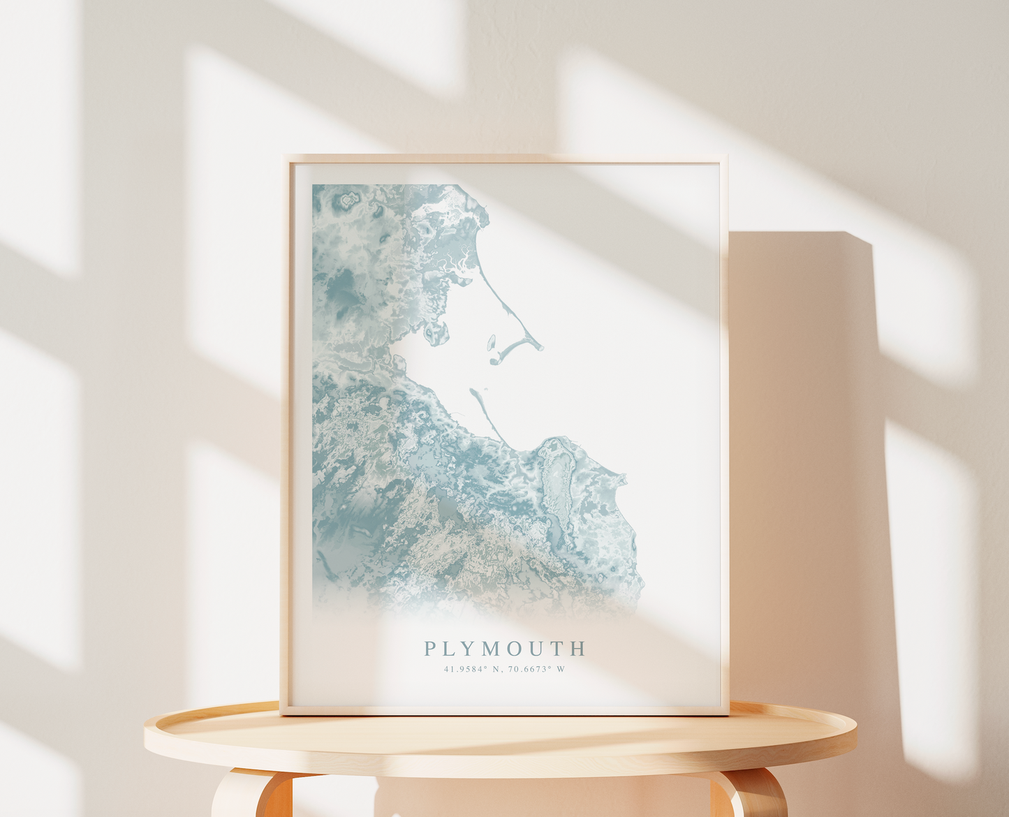 Plymouth Map Print