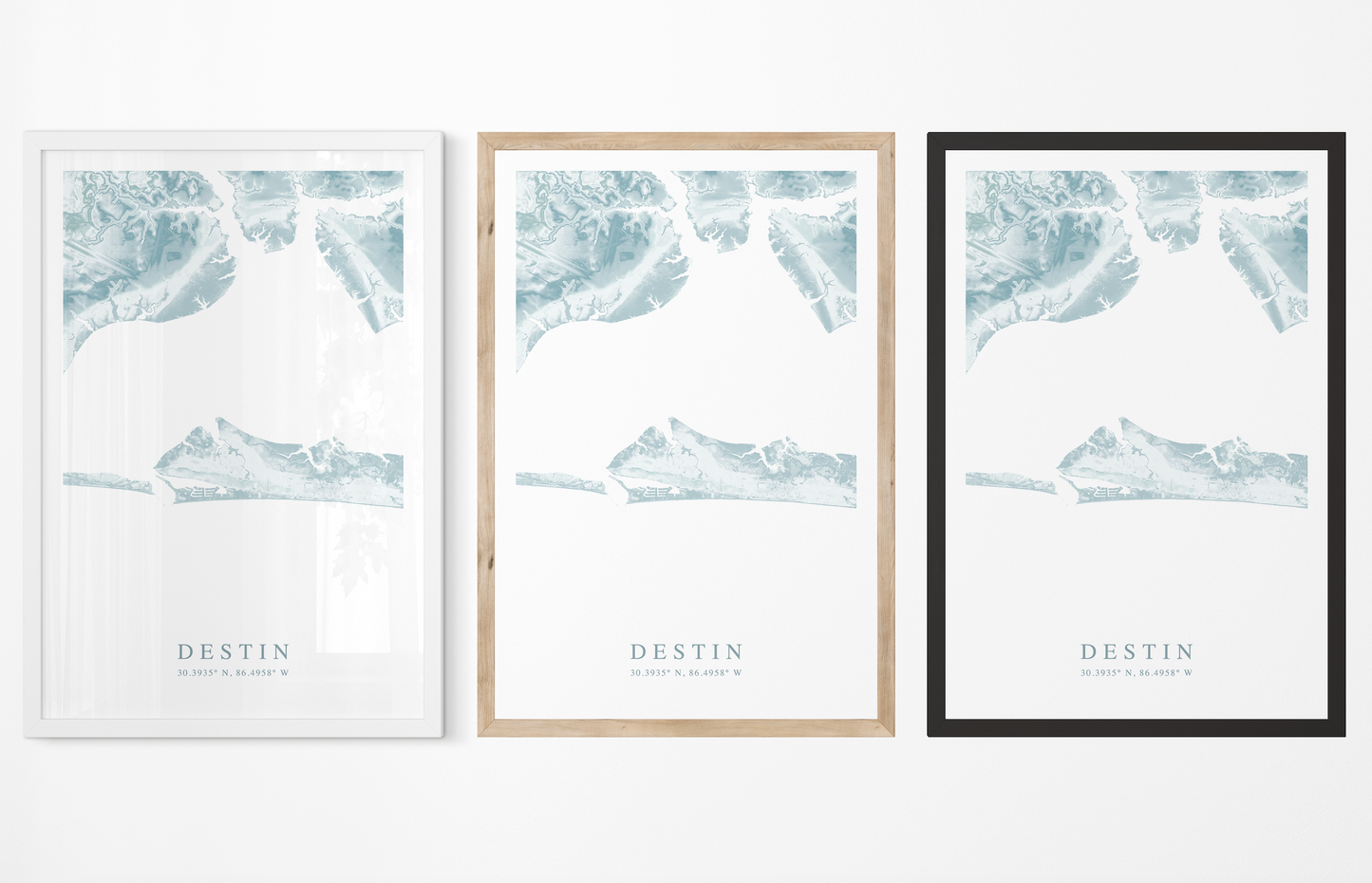 Destin Map Print