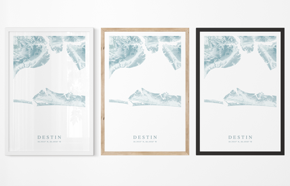 Destin Map Print