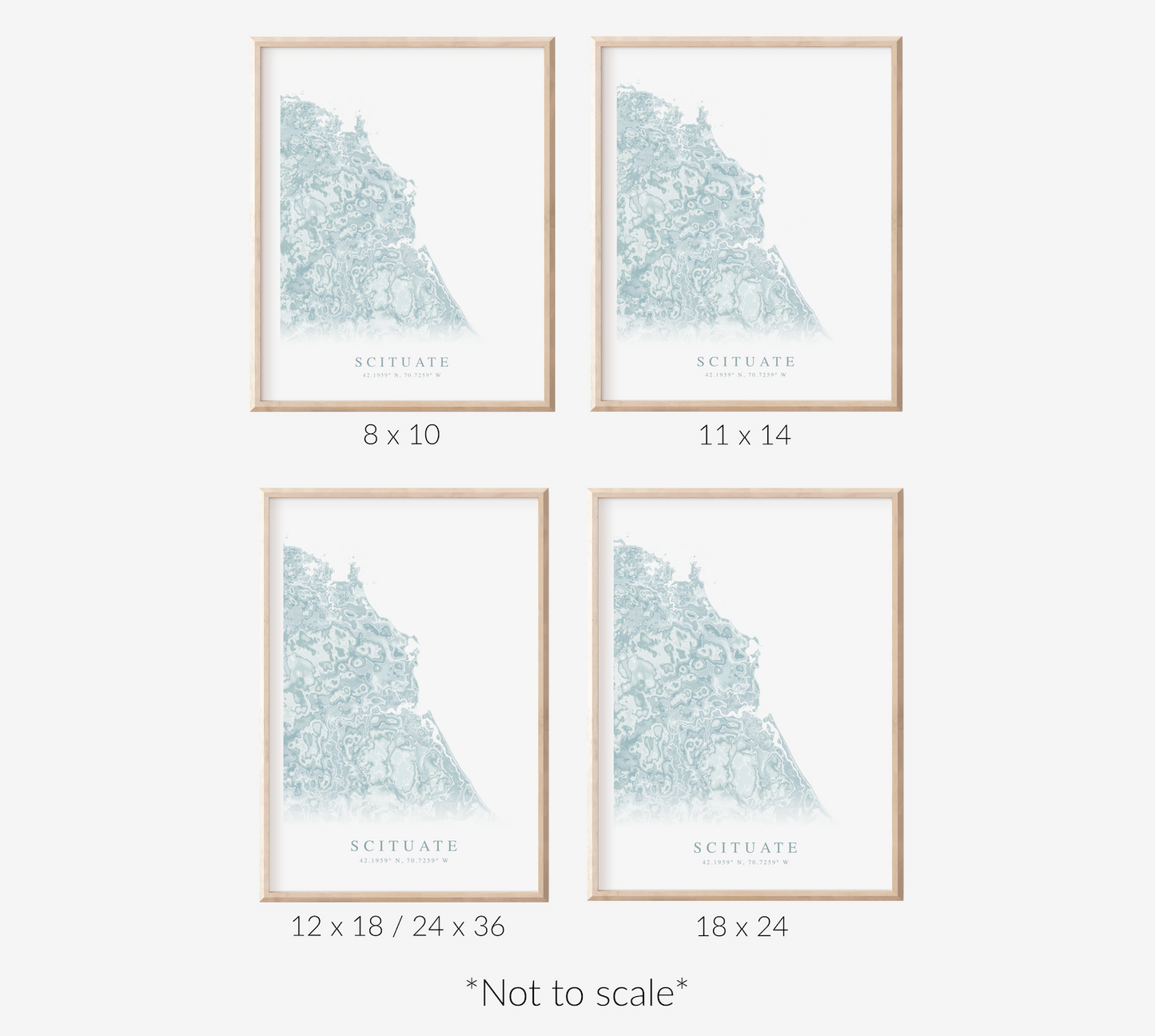 Scituate Map Print