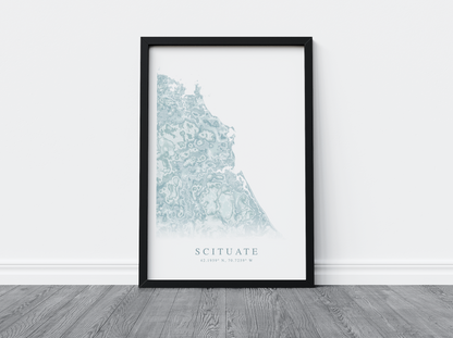 Scituate Map Print