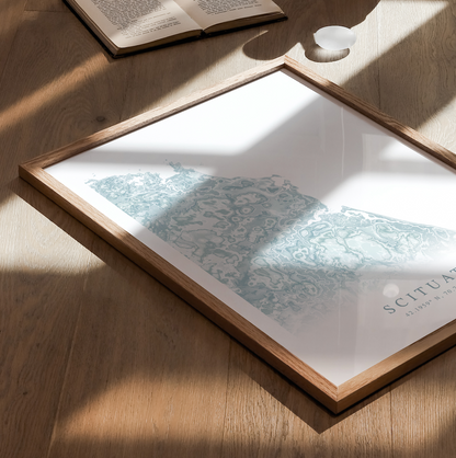 Scituate Map Print