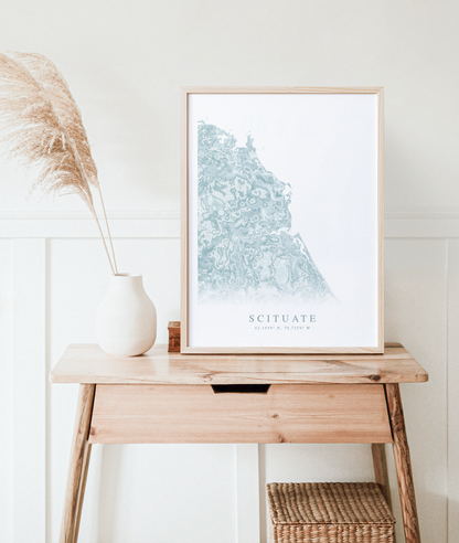 Scituate Map Print