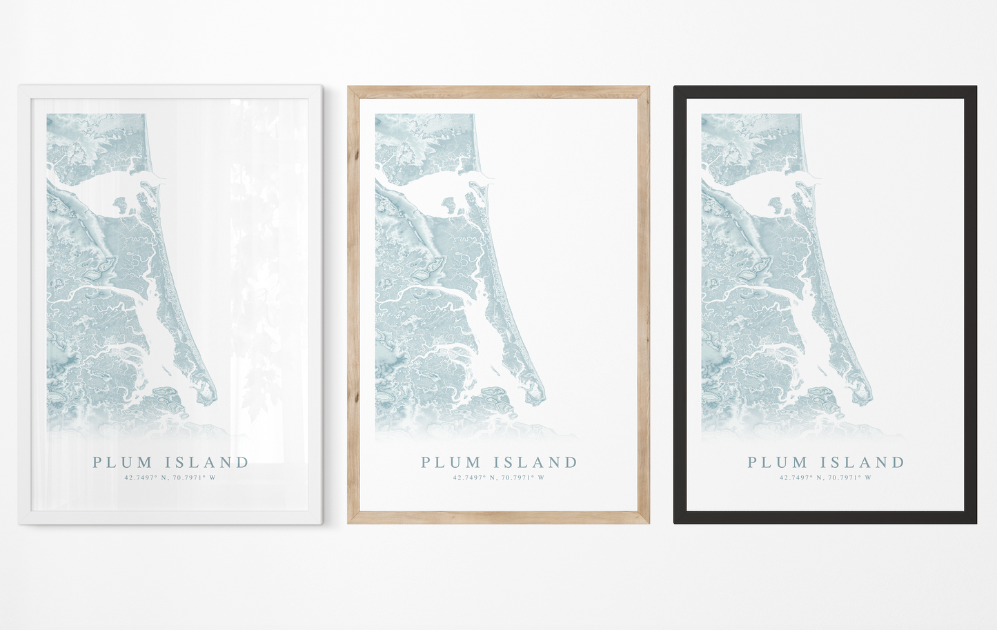 Plum Island Map Print