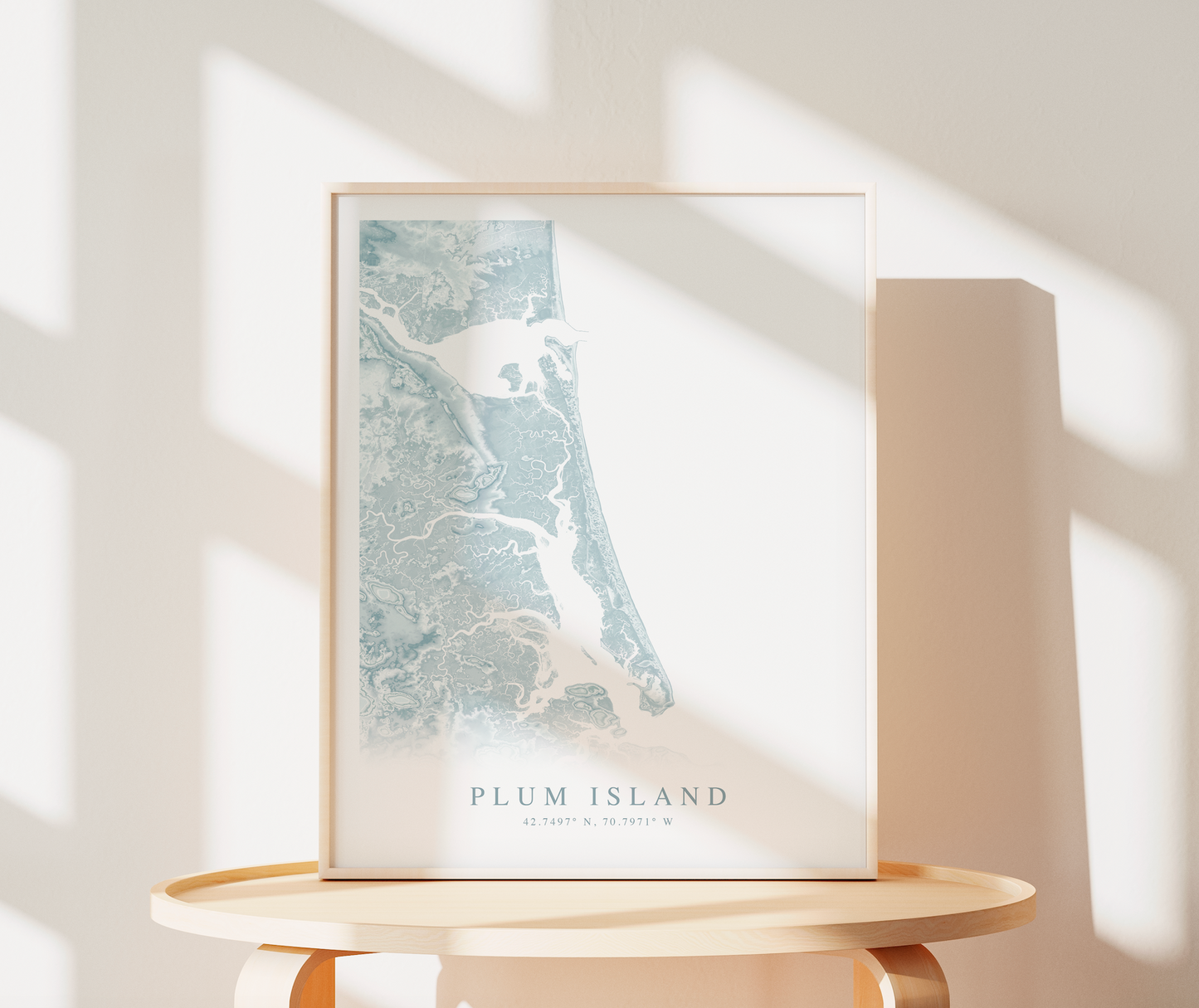 Plum Island Map Print