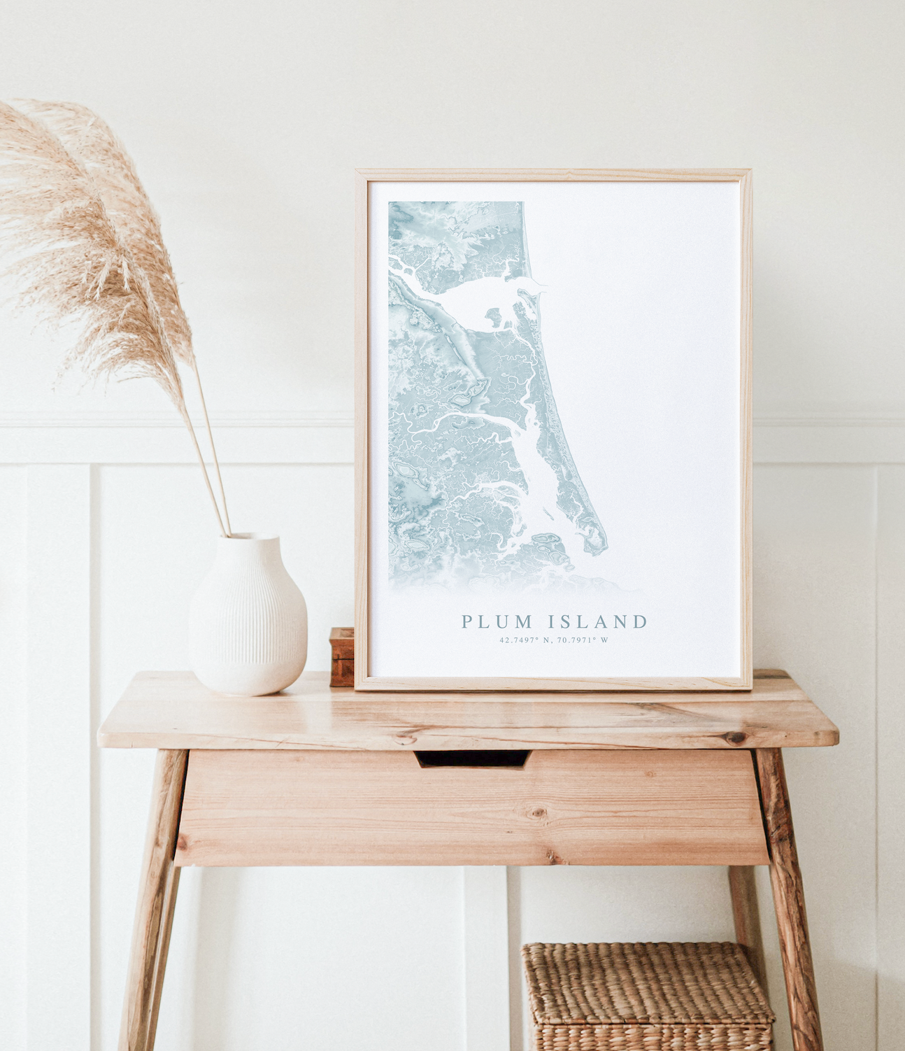 Plum Island Map Print