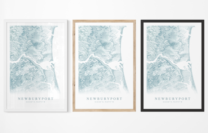 Newburyport Map Print