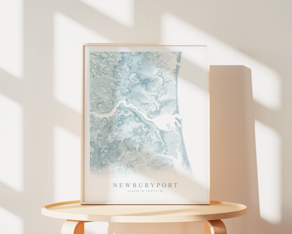 Newburyport Map Print