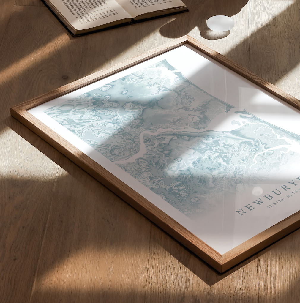 Newburyport Map Print