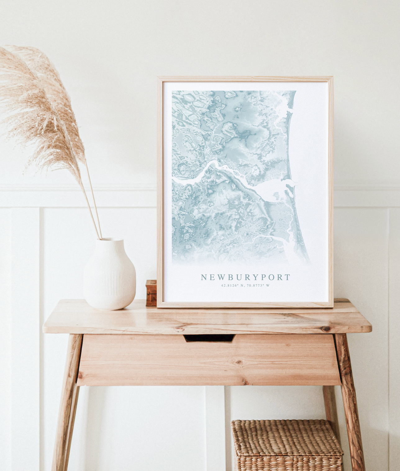 newburyport map poster